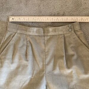 VINTAGE Country Suburbans Corduroy Culottes Cropped Wide Leg Trousers Sz S
